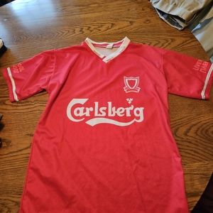 Liverpool carlsberg soccer jersey